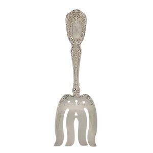 Gorham Florentine-Florenz Sterling Silver Asparagus Serving Fork w/Mono #21295